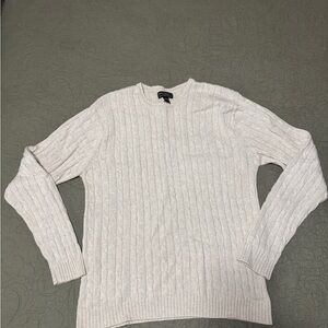 Steve & Barry's Cream Cable Knit Sweater Size XXL